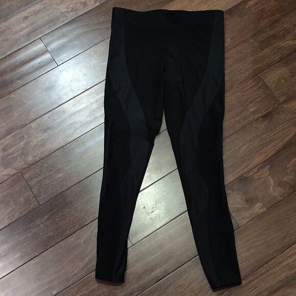 CW-X Compression Tights Black Full Length SIZE XL - Picture 1 of 5